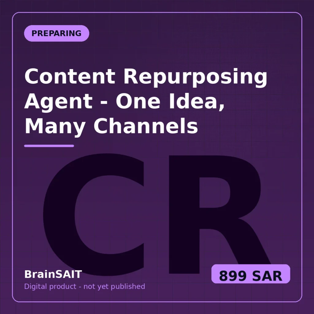 Content Repurposing Agent — One Idea, Many Channels